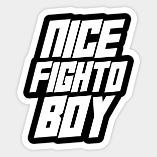 Nice Fighto Boy - Tsukumo Yuki Sticker